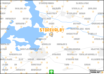 map of Store Valby