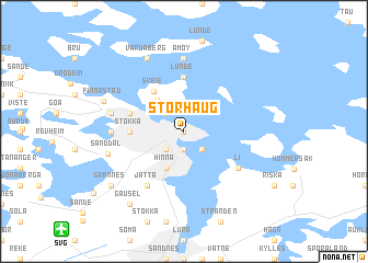 map of Storhaug