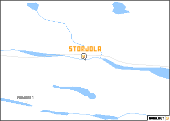 map of Storjola