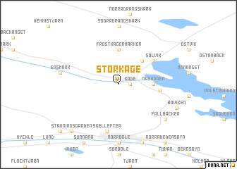 map of Storkåge