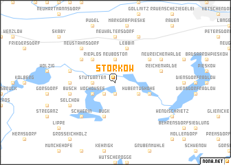 map of Storkow