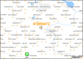 map of Storkwitz