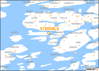 map of Stormälö