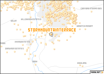 map of Storm Mountain Terrace