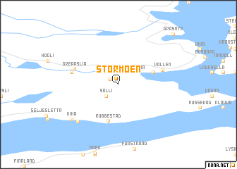 map of Stormoen