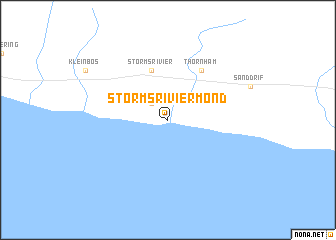 map of Stormsriviermond