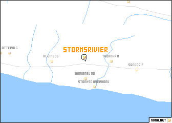 map of Stormsrivier