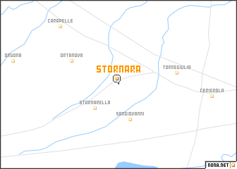 map of Stornara