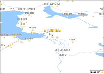 map of Stornes