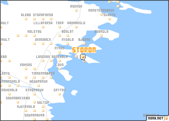 map of Storön