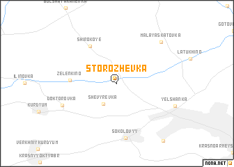 map of Storozhevka