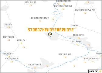 map of Storozhevoye Pervoye
