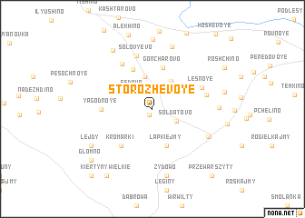 map of Storozhevoye