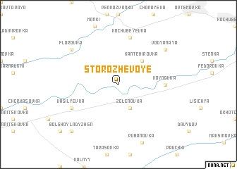 map of Storozhevoye