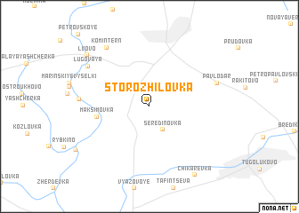 map of Storozhilovka