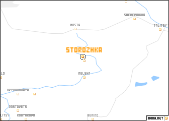 map of Storozhka