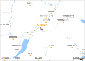 map of Storo