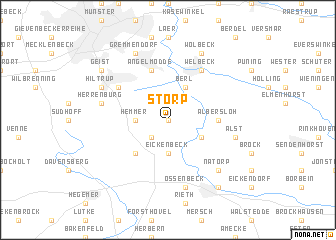 map of Storp