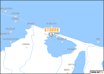 map of Storre