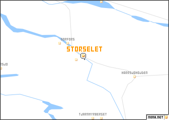 map of Storselet