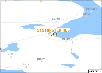 map of Storsteinnes