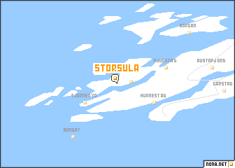 map of Storsula