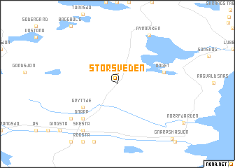 map of Storsveden