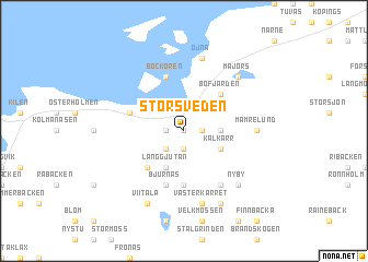 map of Storsveden