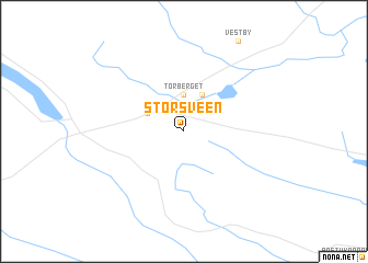 map of Storsveen