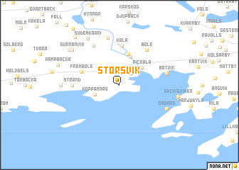 map of Störsvik