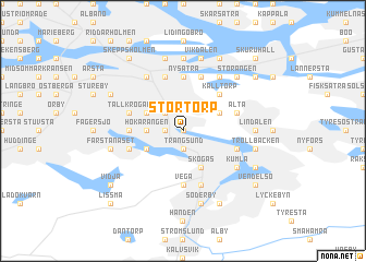 map of Stortorp