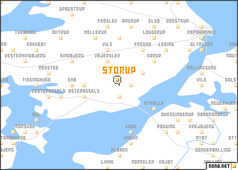 map of Storup