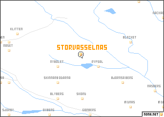 map of Stor-Vasselnäs