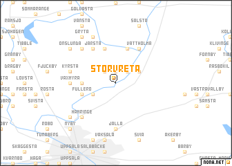 map of Storvreta