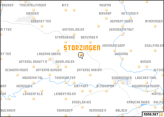 map of Storzingen