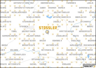 map of Stoßler