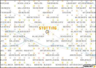 map of Stötting