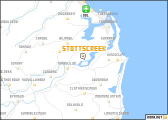map of Stotts Creek