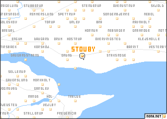 map of Stouby