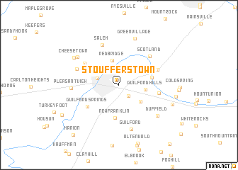 map of Stoufferstown