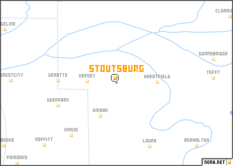 map of Stoutsburg