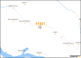 map of Stout