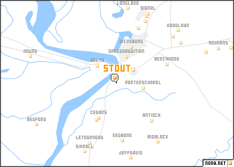 map of Stout