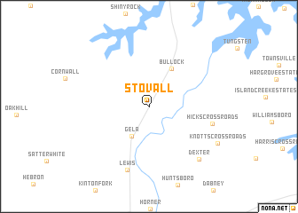 map of Stovall