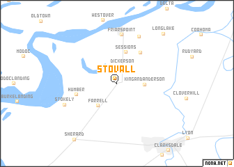 map of Stovall