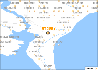 map of Stovby