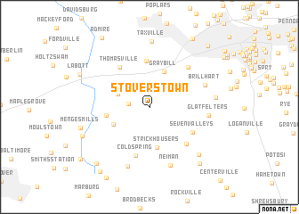 map of Stoverstown