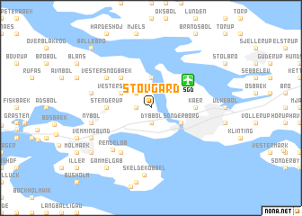 map of Stovgård