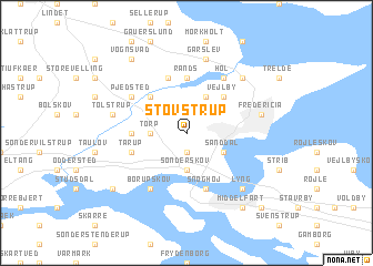 map of Stovstrup