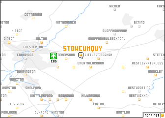 map of Stow cum Quy